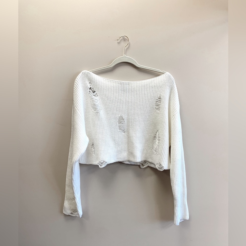 Forever 21 Distressed Sweater